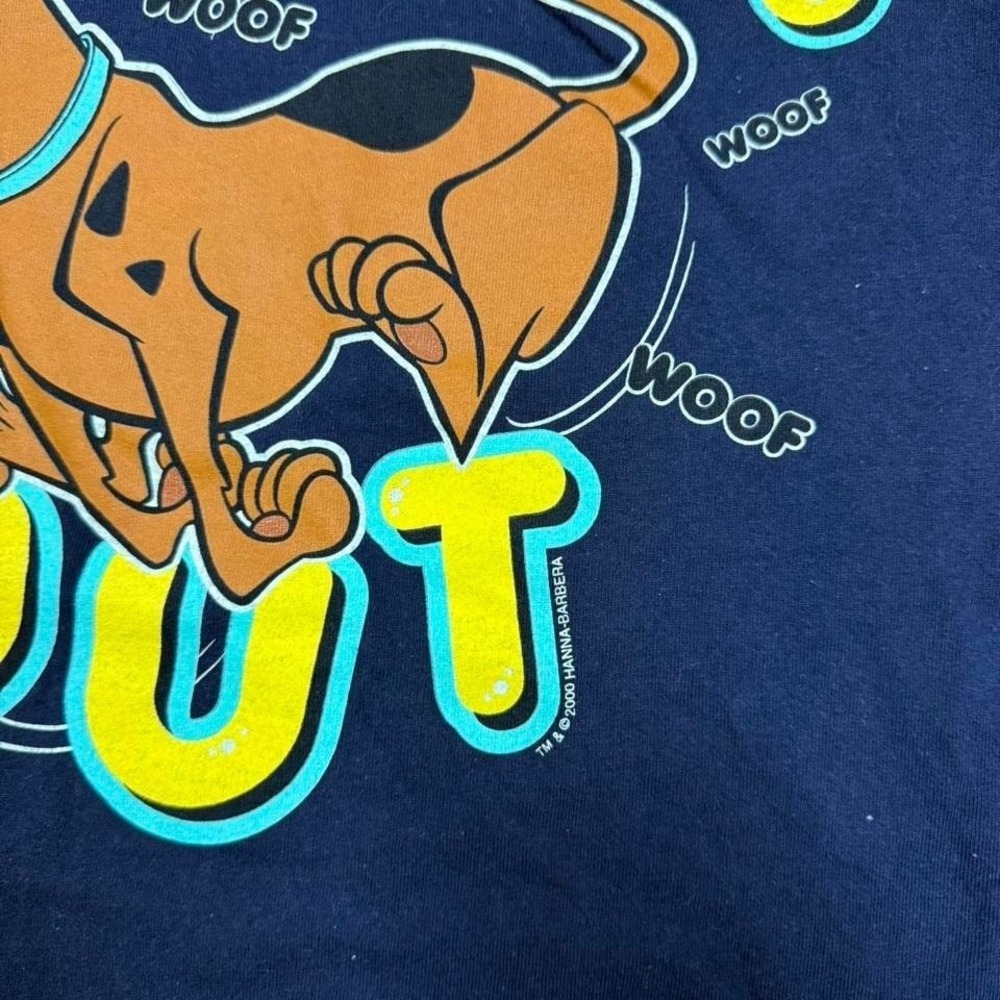 Vintage Y2K Scooby Doo "Who Let The Dogs Out" Long Sleeve Shirt Size XXL - Picture 2 of 4
